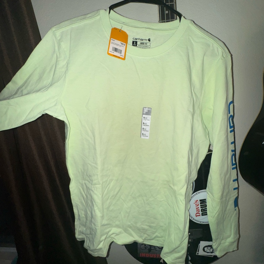 Carhartt Long Sleeve Shirt in Light Green